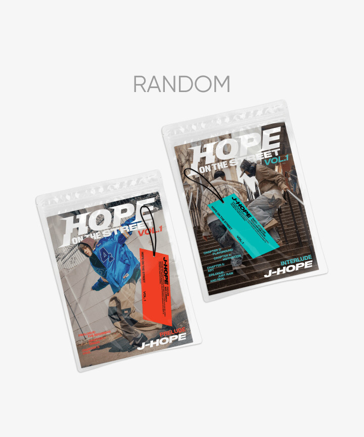 BTS j-hope 'HOPE ON THE STREET VOL.1' Random / SET / SET + Weverse Ver, Choose Item: RANDOM (1pcs)