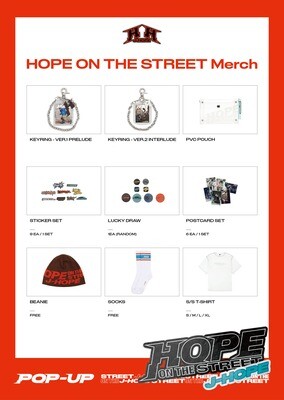 BTS J-Hope ‘HOPE ON THE STREET’ OFFICIAL MERCH