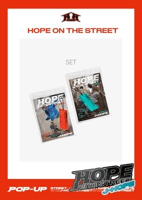 BTS j-hope 'HOPE ON THE STREET VOL.1' SET / SET + Weverse Ver [ POP-UP STORE POB ]