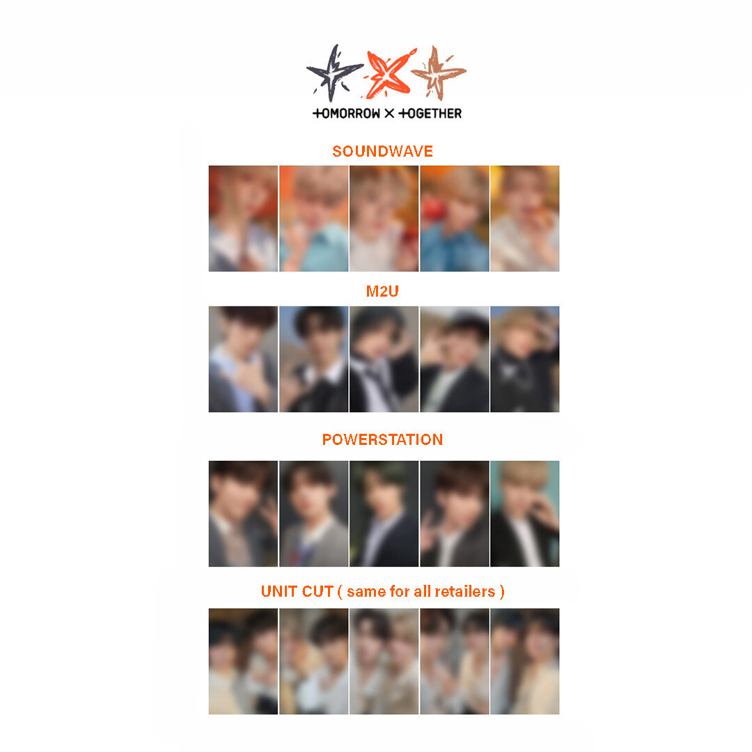 TXT [ TOMORROW X TOGETHER ] minisode 3: TOMORROW Lucky Draw Event ( Light Ver. ), Choose Item: 1pc Soundwave Photocard Only