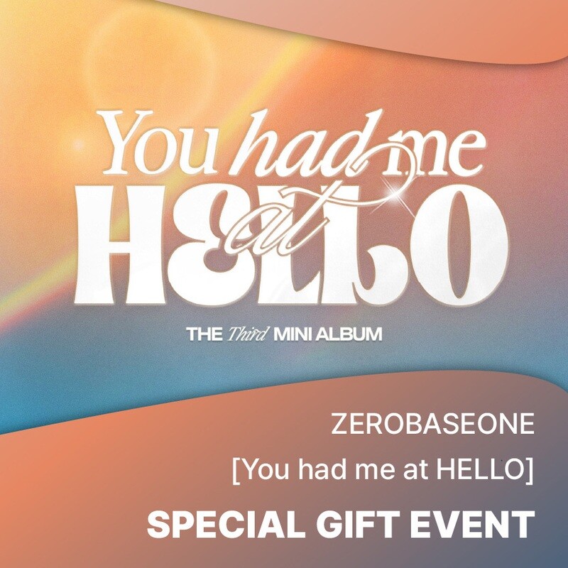 ZEROBASEONE The 3rd Mini Album [You had me at HELLO] Photocard Event (RANDOM)