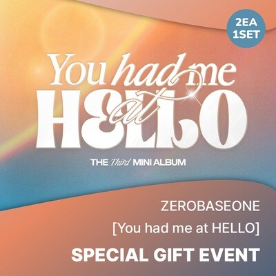 ZEROBASEONE The 3rd Mini Album [You had me at HELLO] Photocard Event (SET)
