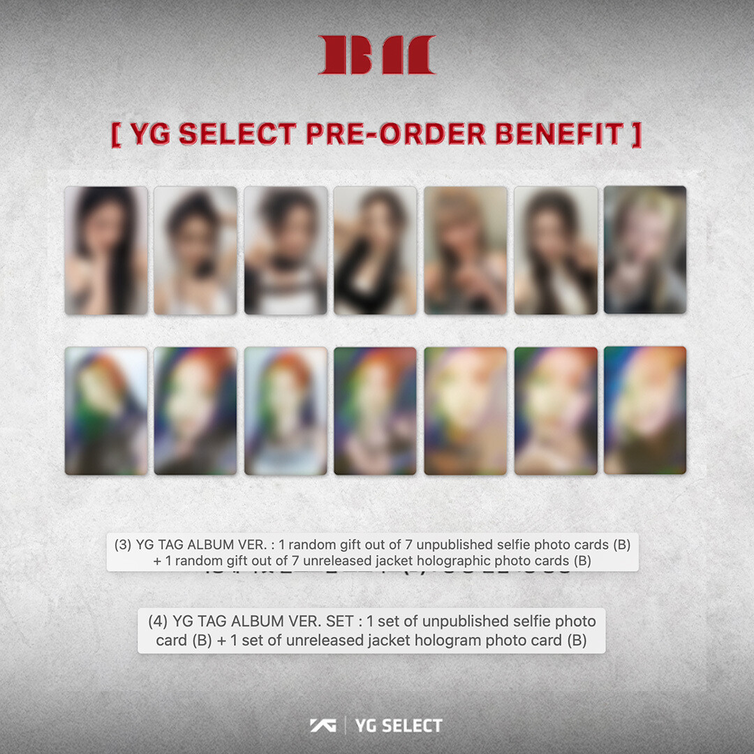 BABYMONSTER 1st MINI ALBUM [BABYMONS7ER] YG TAG ALBUM VER. [SET], Choose Item: POB Only