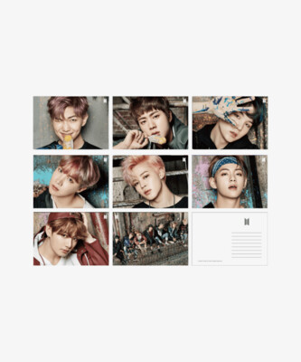BTS Lenticular Postcard PART 3 | WINGS / YOU NEVER WALK ALONE
