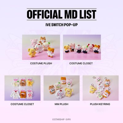 IVE SWITCH POP-UP Official Merchandise List Part 2