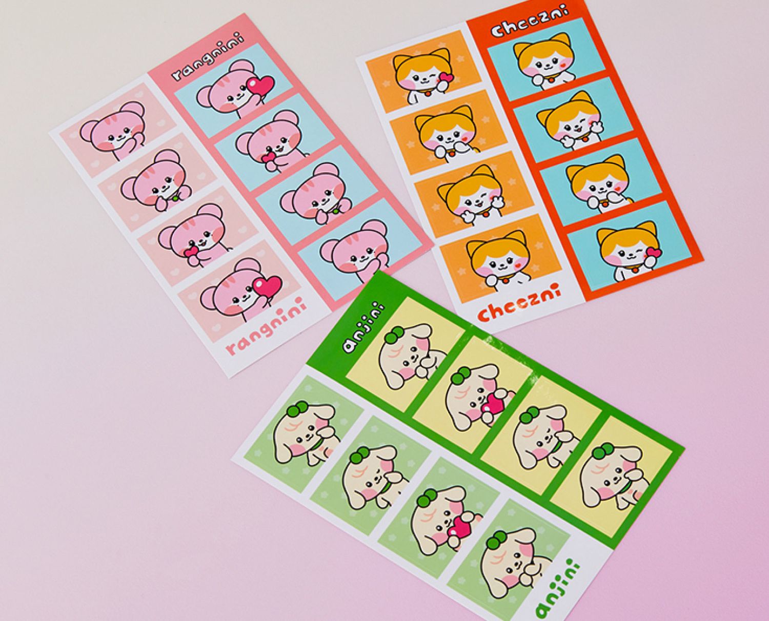 IVE SWITCH POP-UP Official Merchandise List Part 2, Choose Item: Minive 4 Cut Sticker, Choose Character / Member: Ganganji (An Yujin)