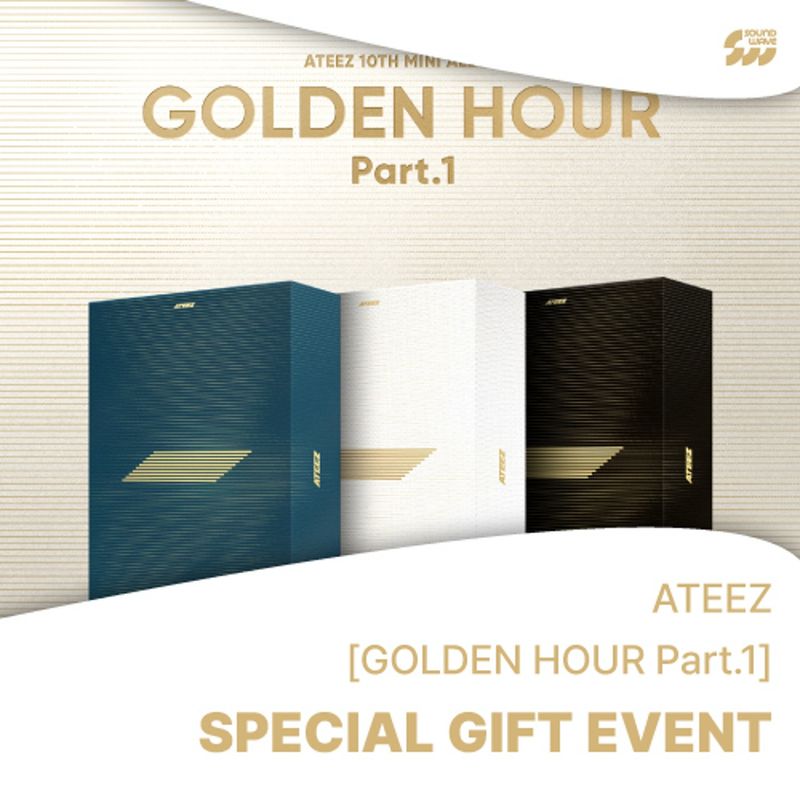 ATEEZ (에이티즈) 10th Mini Album [GOLDEN HOUR : Part.1] ALBUM SPECIAL GIFT EVENT