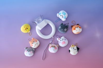 ZEROBASEONE Zeroni Fluffy Face Keyring