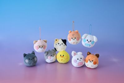ZEROBASEONE Zeroni Fluffy Face Keyring
