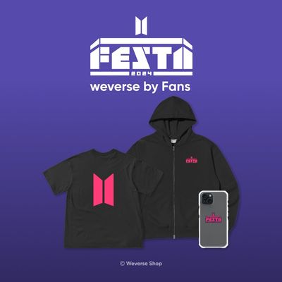BTS 2024 Festa Weverse by Fans ( For Customized Merch Pick Up Fee )