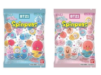 BT21 Line Friends Spin Peas ( Random )