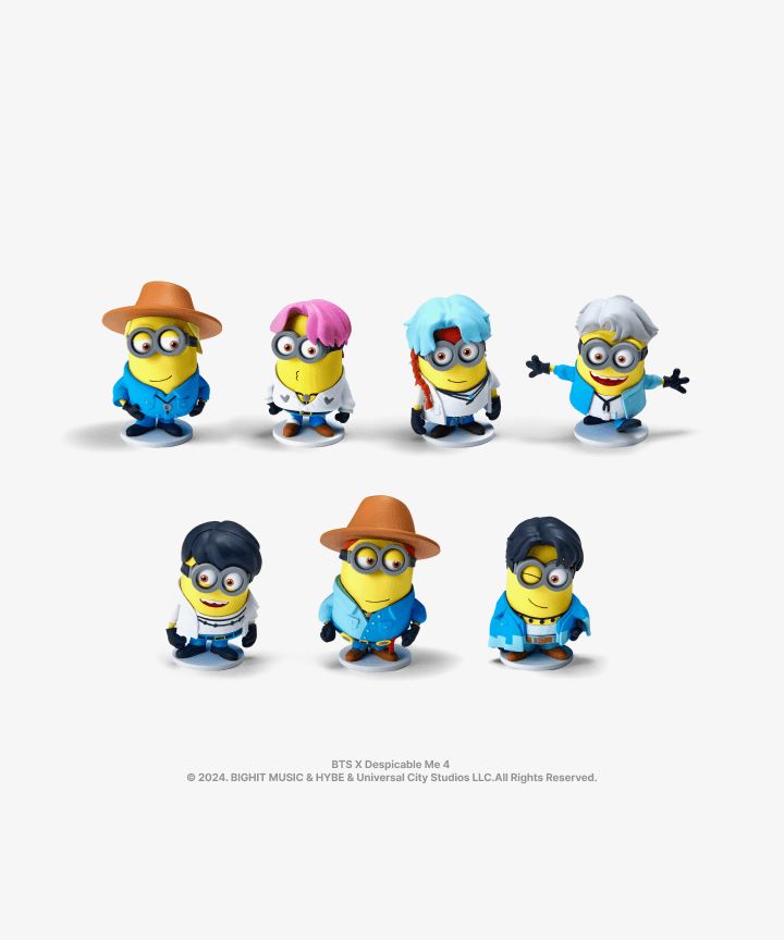 BTS x DM4 Despicable Me 4 Collaboration Merch, Choose Item: Figure - RM