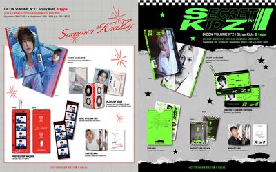 STRAY KIDS DICON VOLUME N°21 SUMMERKRAZY / SECRETKIDZ STRAY KIDS DICON VOLUME N°21 SUMMERKRAZY / SECRETKIDZ