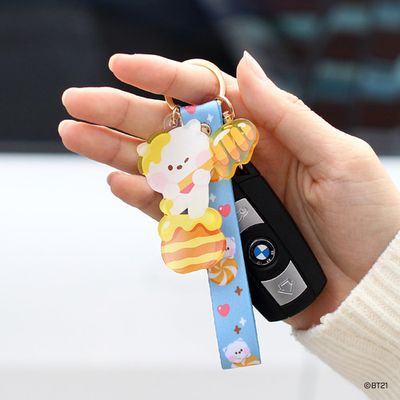 BT21 Acrylic Strap Keyring