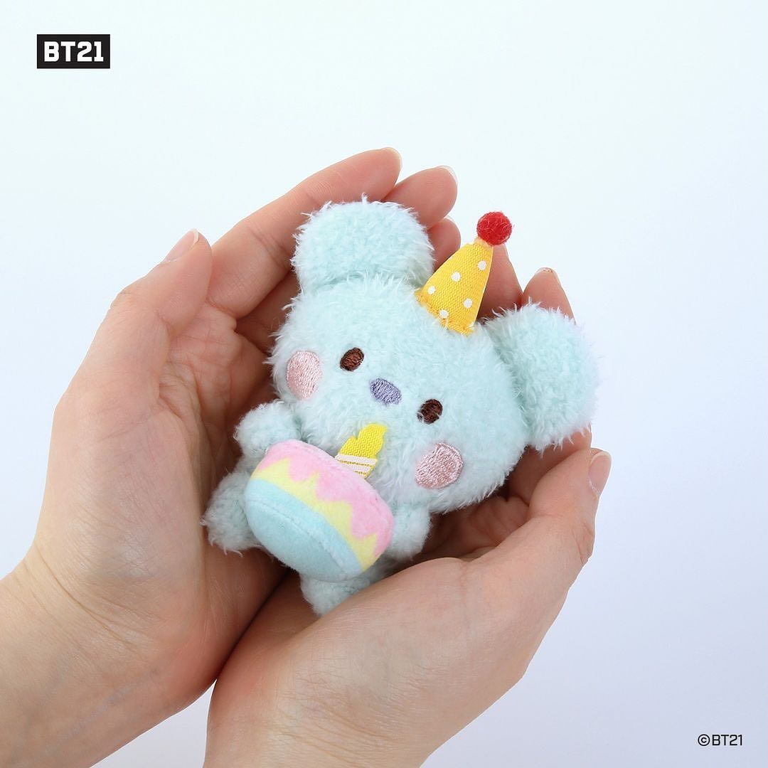 BT21 Minini Doll Keyring Happy Time Birthday Edition, Choose Item: Koya
