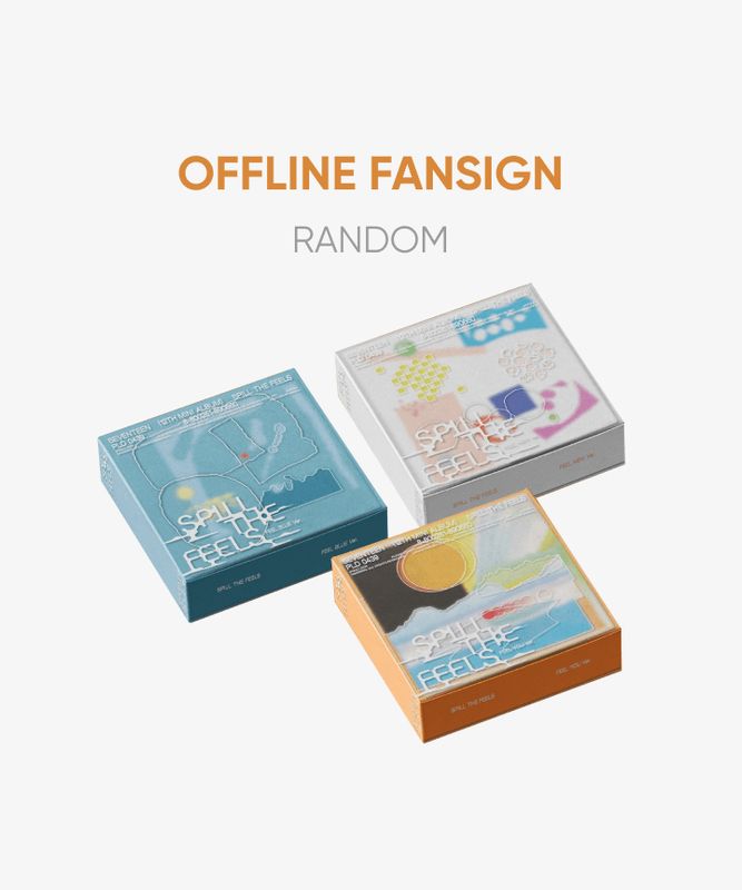 SEVENTEEN 12th Mini Album 'SPILL THE FEELS' Random ( Fansign Event ) Werverse / Yes24