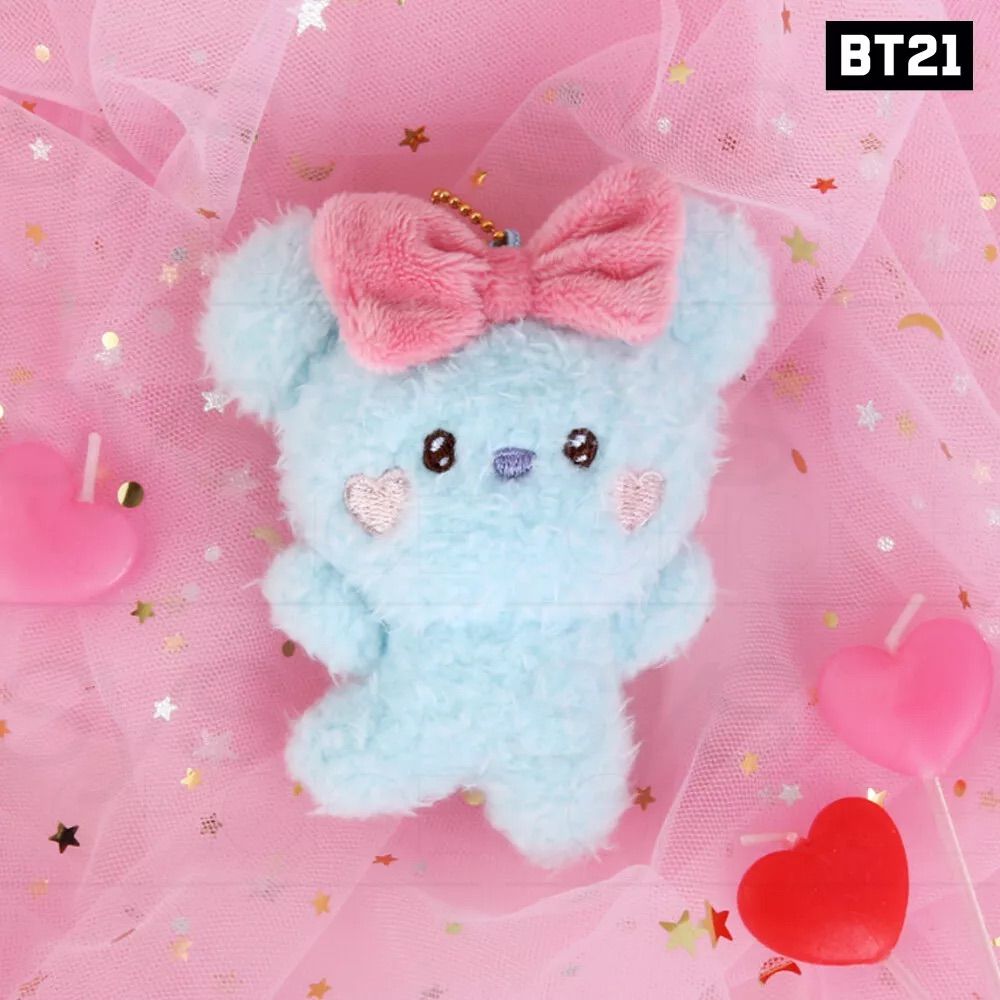 BT21 Plush Keyring Lovely, Choose Item: Koya