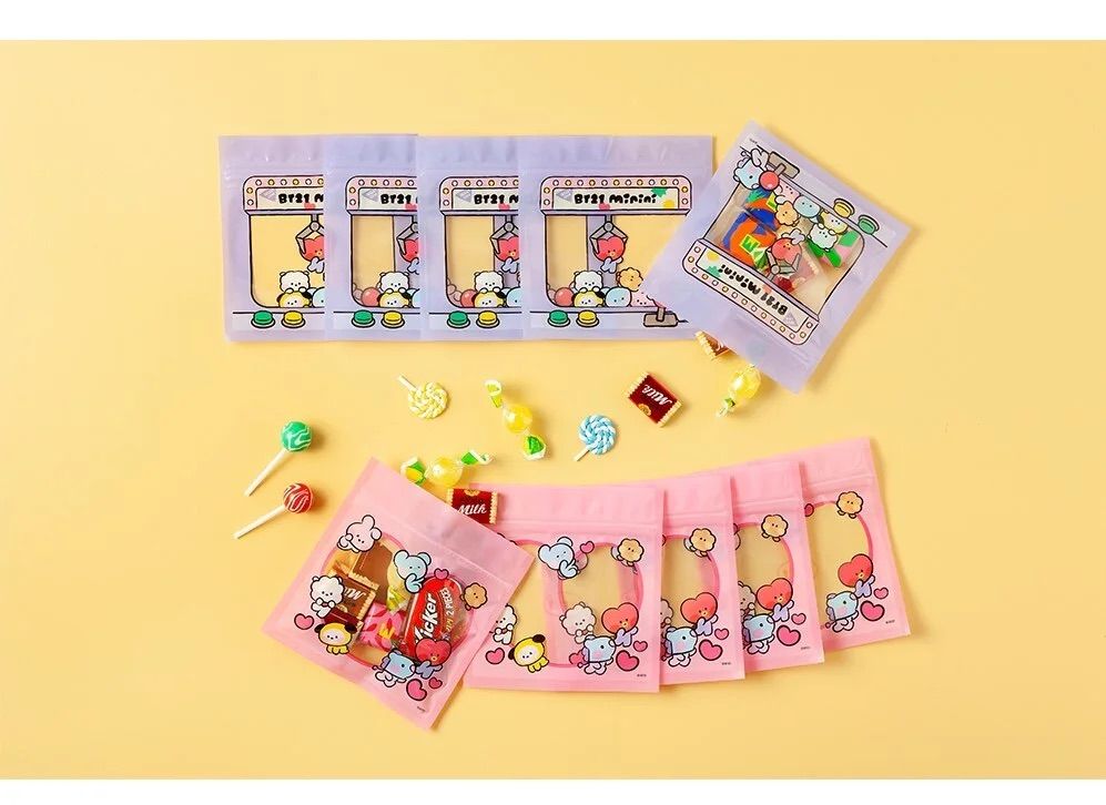 BT21 Zipper Bag