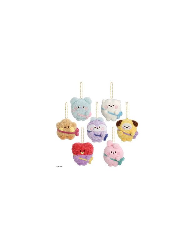 BT21 Plush Keyring Pon Pon Enjoy