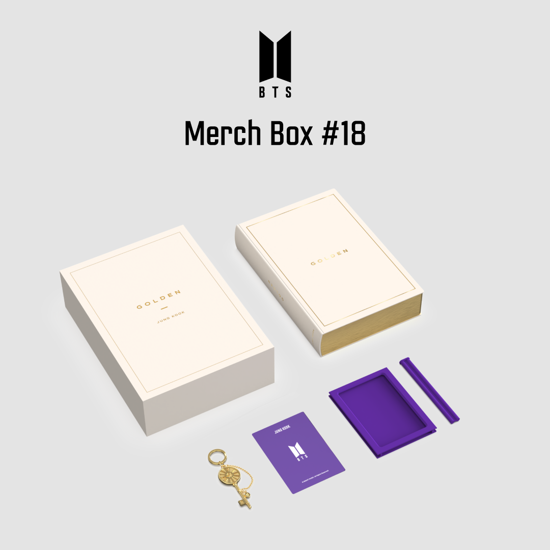 BTS MERCH BOX 18 Golden Box Jungkook Army Official