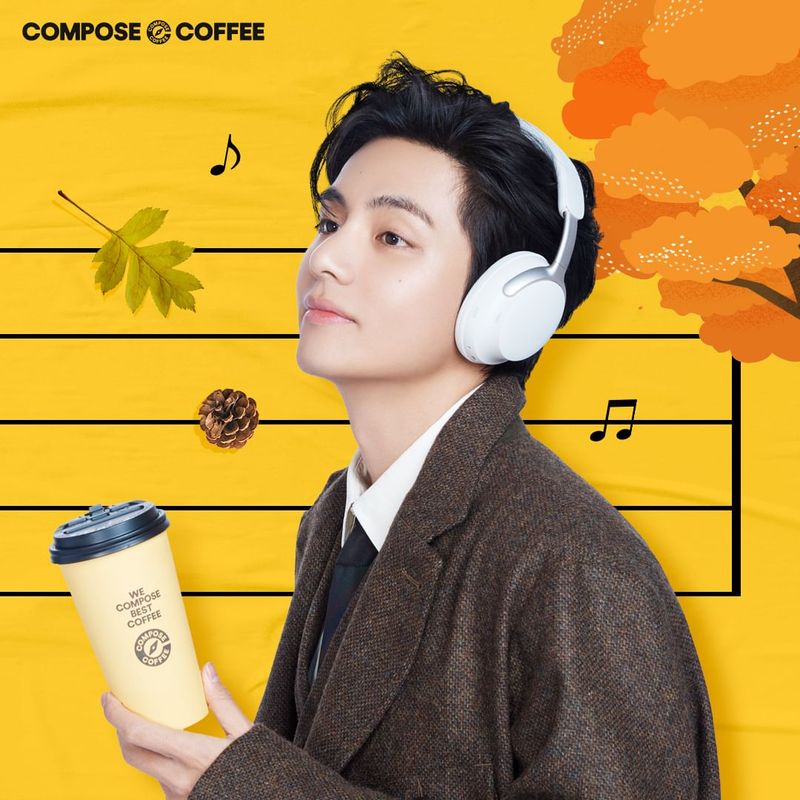 BTS V Compose Coffee Cup Bundling