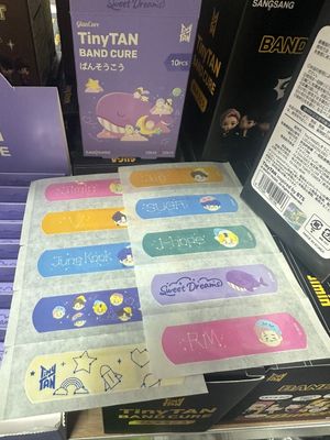 BTS TinyTan Bandcure Set Purple Dream