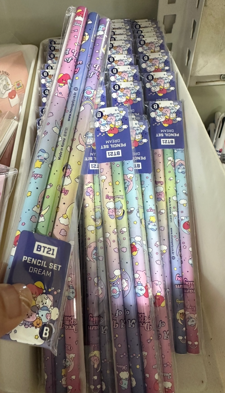 BT21 Pencil Set Dream