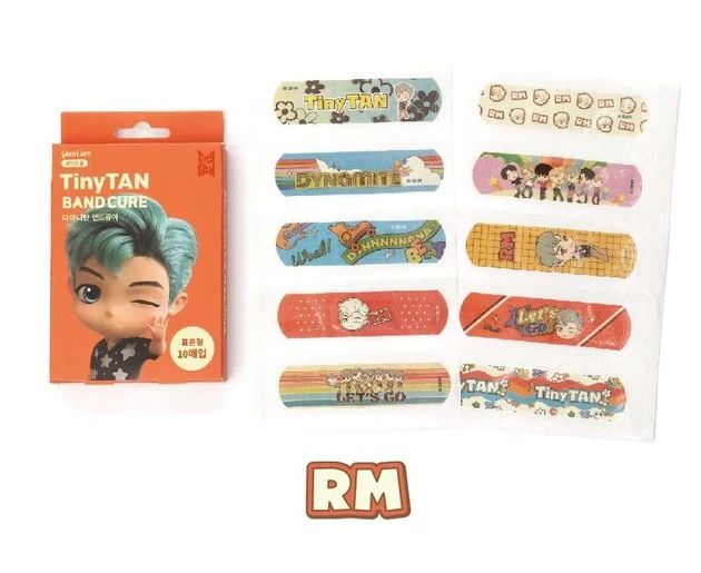 BTS TinyTan Bandcure Set Dynamite, Choose Member: RM