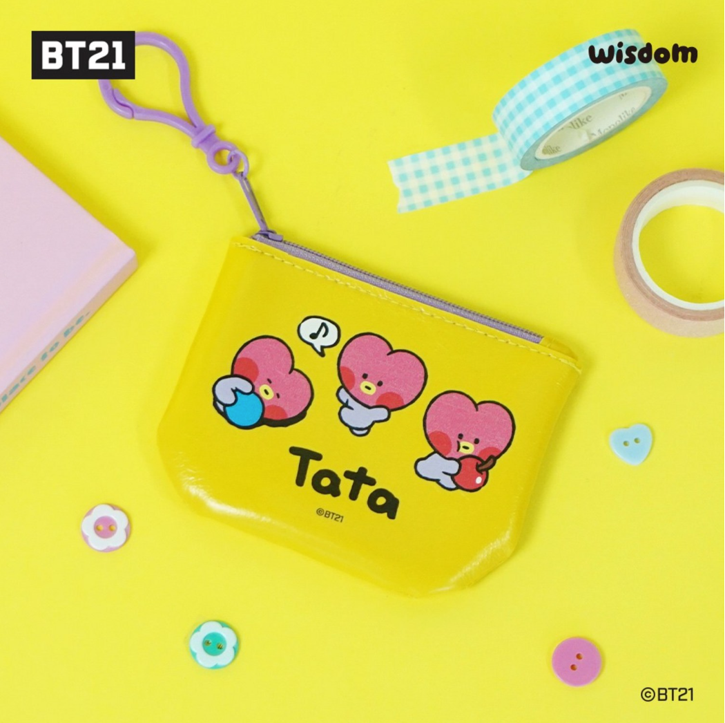 BT21 Coin Case New, Choose Character: Tata