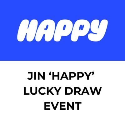 JIN 'Happy' LUCKY DRAW Event