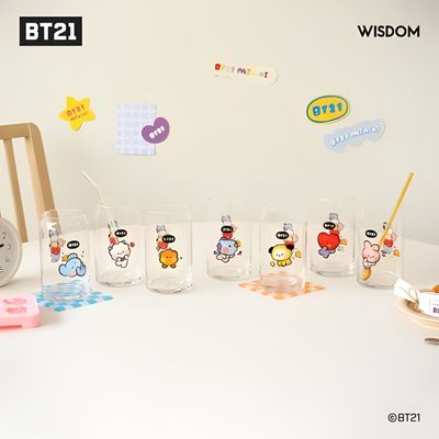 BT21 minini Glass Cup 490ml