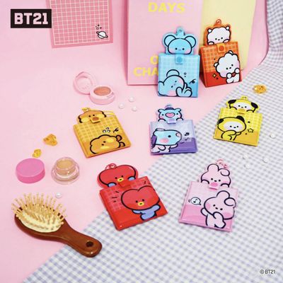 BT21 minini Mirror Keyring
