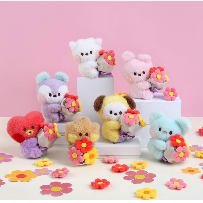 BT21 Minini Doll Keyring [Bouquet]