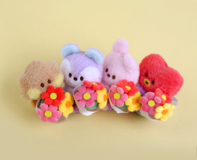 BT21 Minini Doll Keyring [Bouquet]