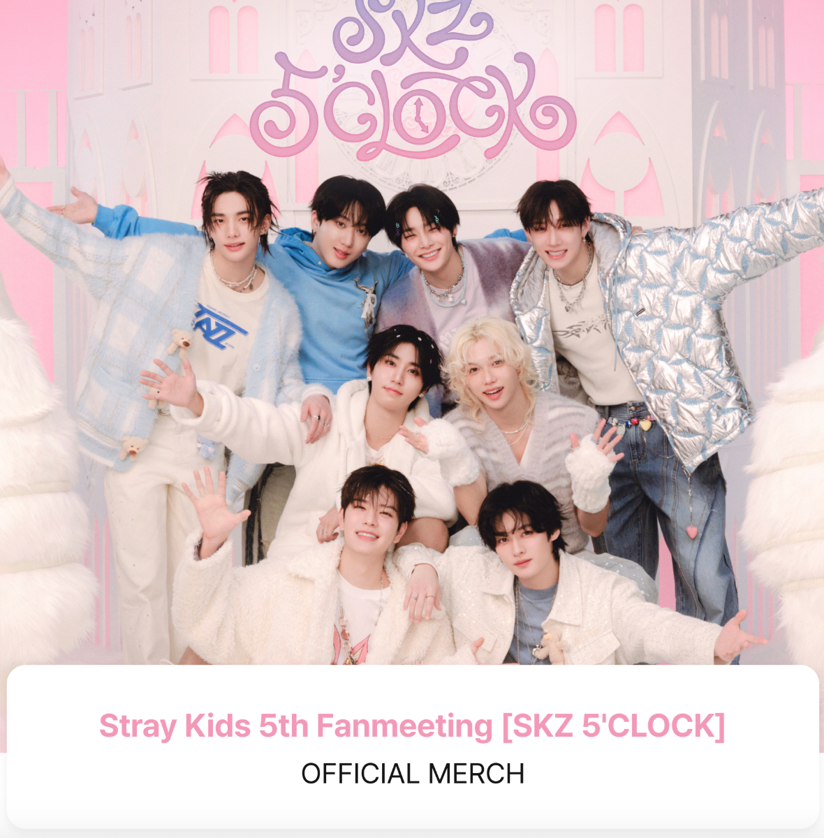 Stray Kids SPECIAL TRADING CARD - SKZ 5'CLOCK Official Merch Stray Kids SPECIAL TRADING CARD - SKZ 5'CLOCK Official Merch