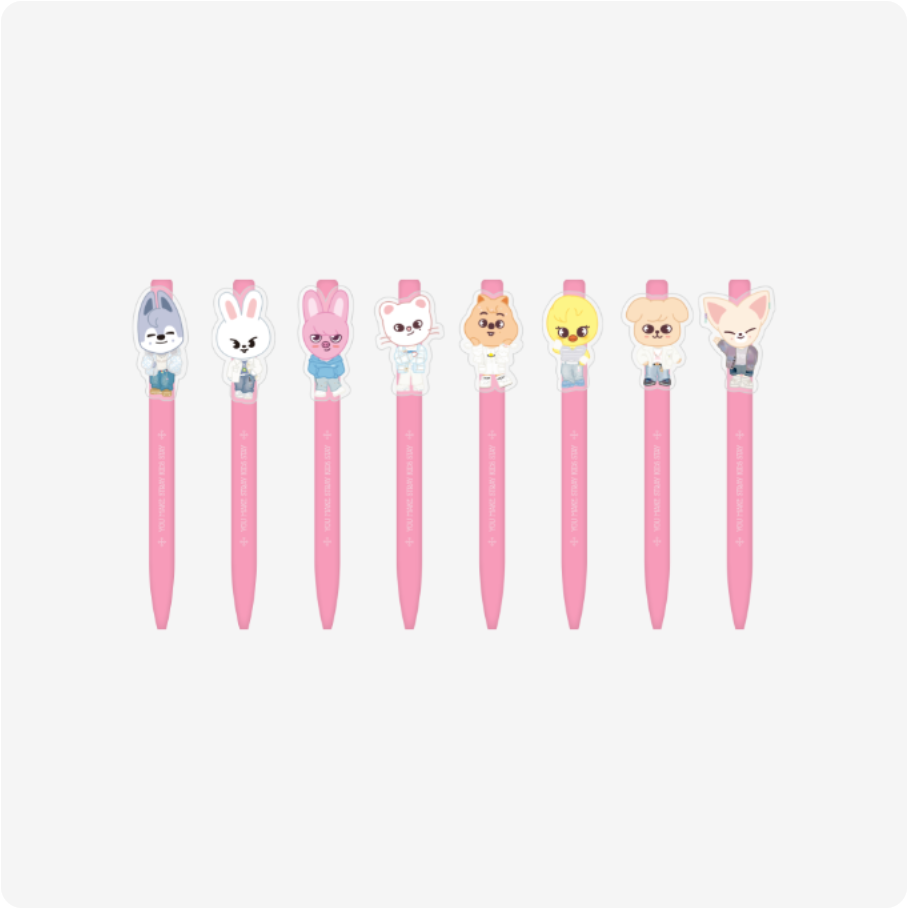 Stray Kids SKZOO CHARACTER GEL PEN - SKZ 5'CLOCK Official Merch