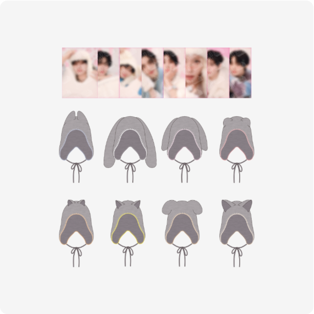 Stray Kids BEANIE - SKZ 5'CLOCK Official Merch