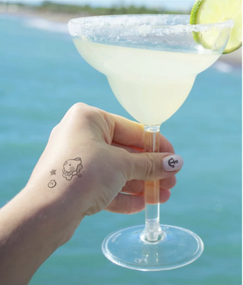 BT21 Tattoo Sticker Summer Sky Beach