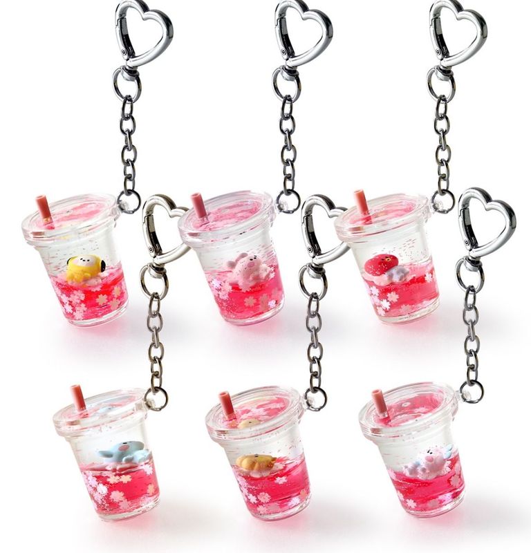 BT21 minini Water Keyring [CHERRY BLOSSOM]