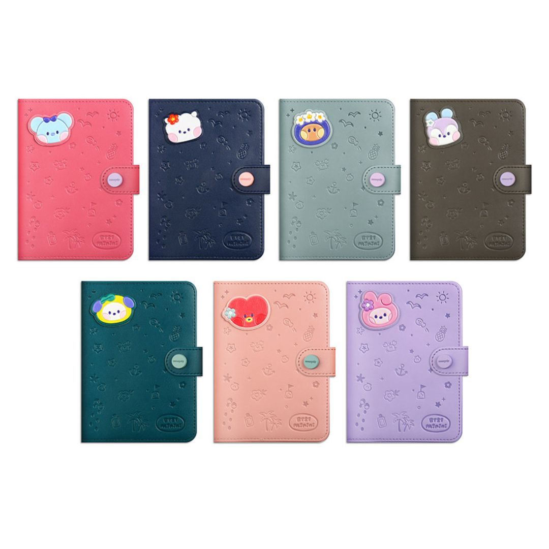 BT21 x Monopoly - minini Leather Patch Passport Cover [Vacance]