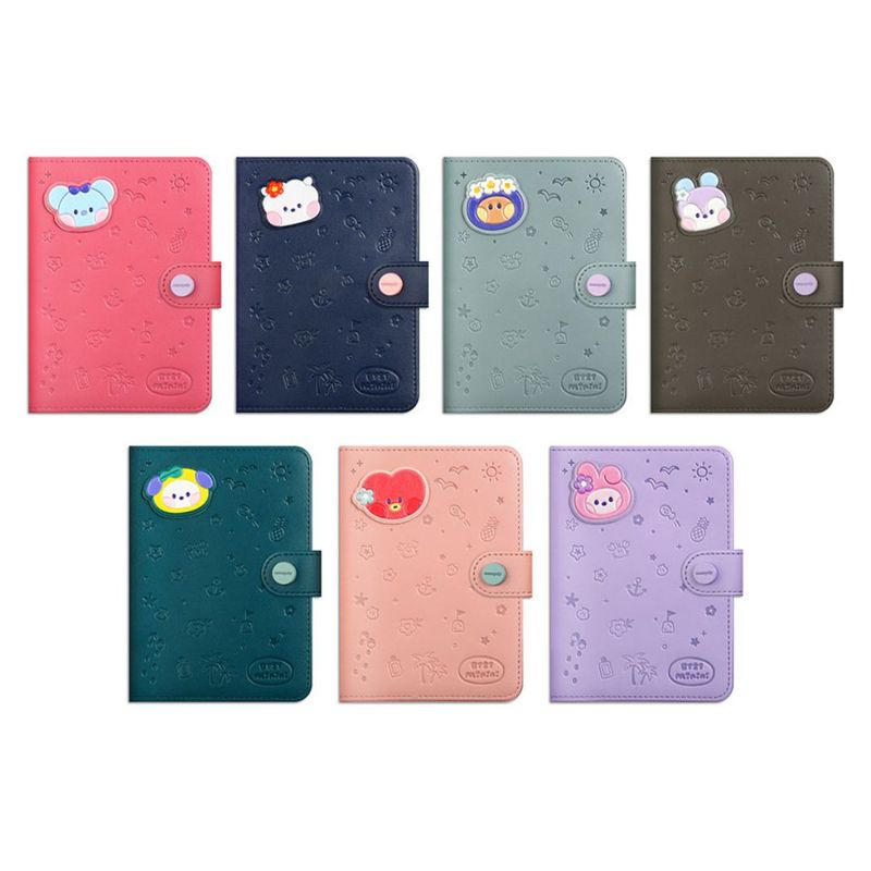 BT21 x Monopoly - minini Leather Patch Passport Cover [Vacance]