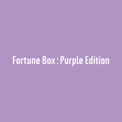 BTS Japan Fortune Box : Purple Edition (S ver.)
