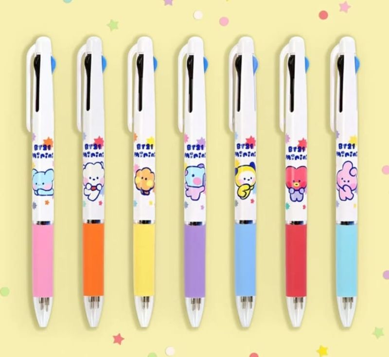BT21 Minini 3 Color Ball Pen
