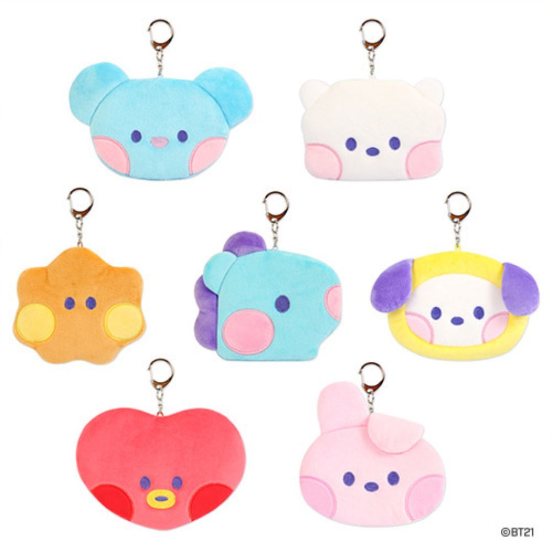 BT21 Minini Plush Doll Pouch Pocket, Choose Item: KOYA