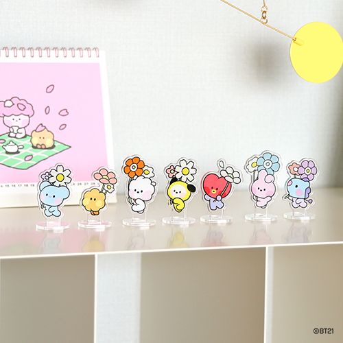 BT21 Acrylic Stand Happy Flower