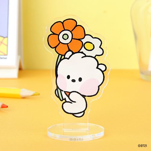 BT21 Acrylic Stand Happy Flower, Choose Item: RJ