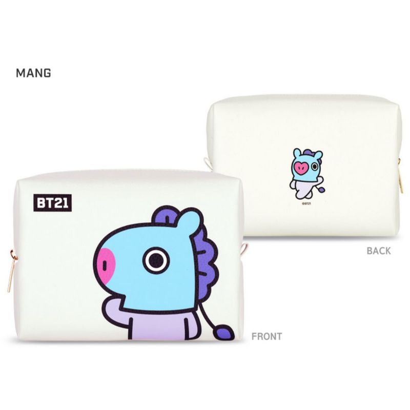 BT21 X Monopoly PU SQUARE POUCH L
