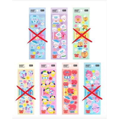 BT21 Hologram Sticker