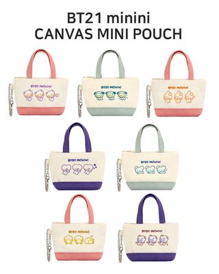 BT21 Minini Canvas Mini Pouch