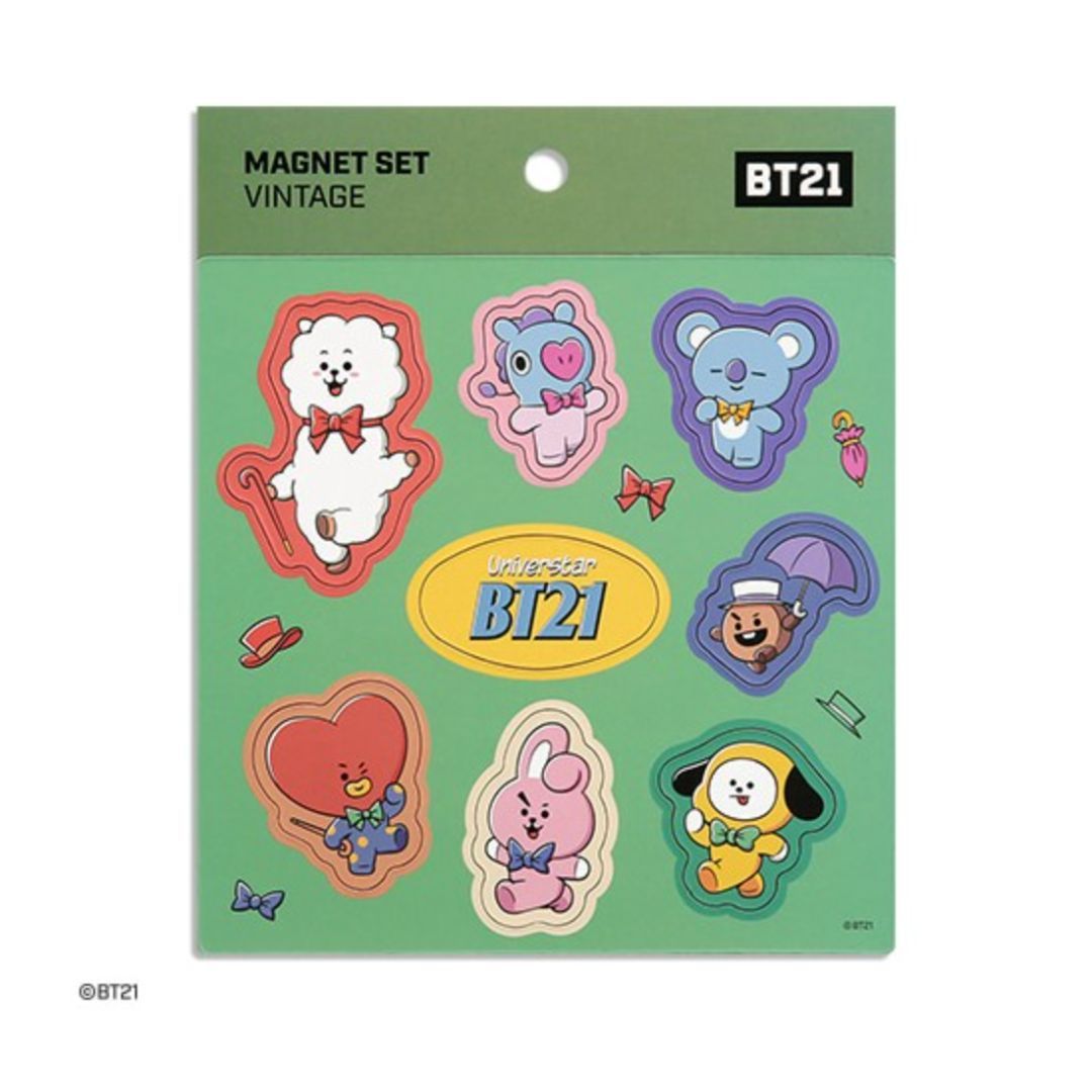 BT21 Magnet Set, Choose Item: VINTAGE